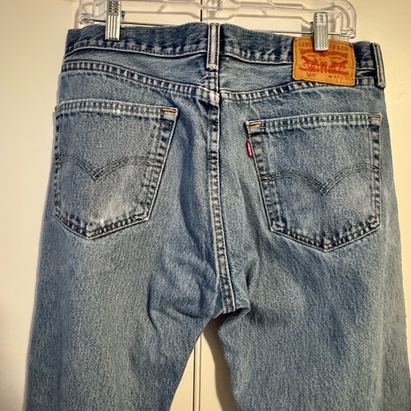 Levi’s 505 Men's Blue Jeans - Picture 6 of 10